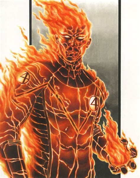 Fantastic 4 The Human Torch By Smlshin On Deviantart Human Torch