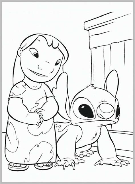 Stitch Coloring Pages Pdf Ideas For Kids