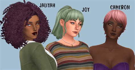 Sims 4 3 Dogsill Hairs Recolored Pretty Hairstyles Gorgeous Hair Sims 4