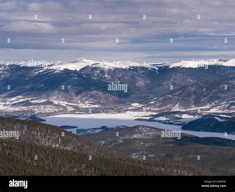 Dillon Reservoir As Seen From The Top Of The Kensho Super Chair Peak 6