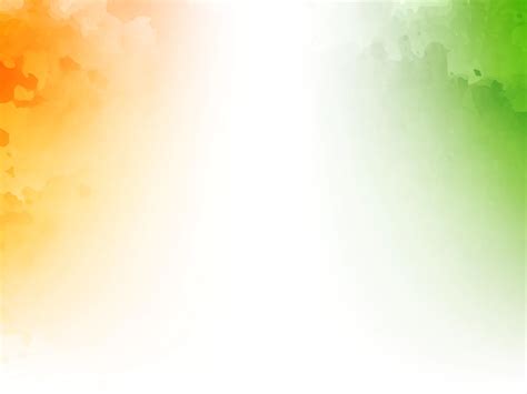 Free Vector Indian Tricolor Theme Watercolor Texture Background