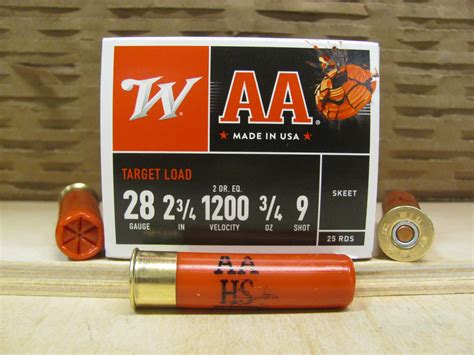 Round Box Gauge Inch Ounce Number Shot Winchester Aa