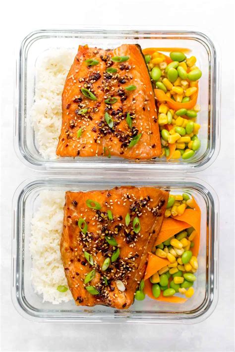 Sweet Chili Salmon Meal Prep Easy Salmon Meal Prep