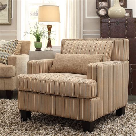 Have To Have It Inspire Q Light Brown Striped Chair 51999