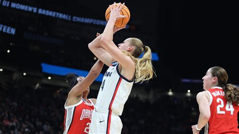 Dorka Juhász UConn women s basketball Sweet 16 postgame Ohio State