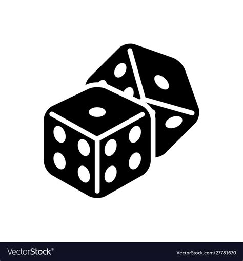 Dice Royalty Free Vector Image Vectorstock