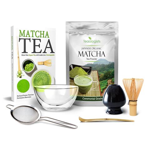Teaologists Matcha Tea Masters Set Includes 40g Finest Matcha 5 Rated Matcha Book And