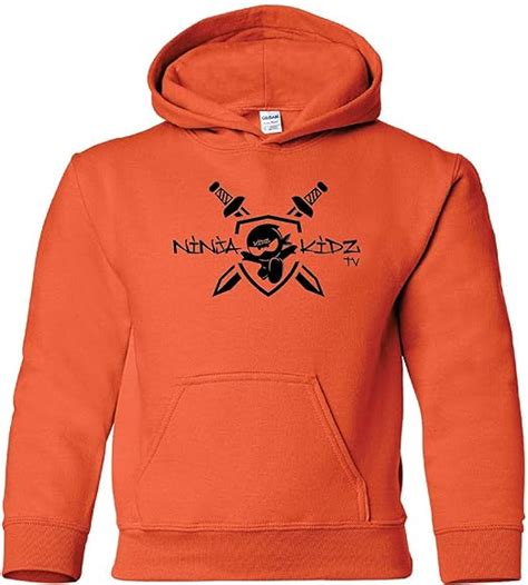 Ninja Kidz¬ Ninja Kidz Tv Shield Hoodie Ninja Kids Hooded Sweatshirt