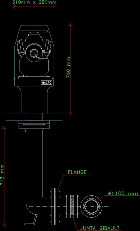 Fire Hydrant Dwg Detail For Autocad Designs Cad
