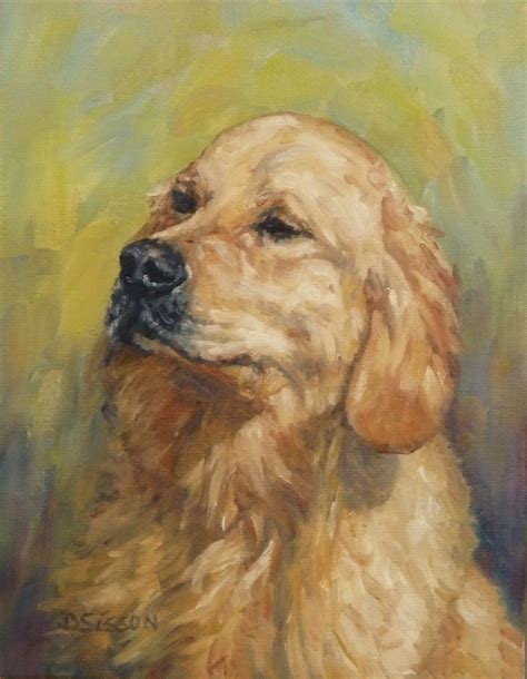 Daily Painting Projects Noble Oil Dog Pet Art Portraits