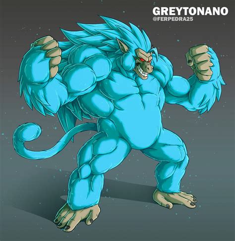 Oozaru Ssj3 Blue Goku By Greytonano On Deviantart