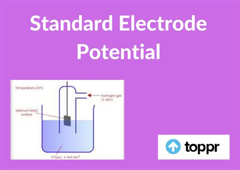 What Is Standard Electrode Potential Definitionsignificance Uses