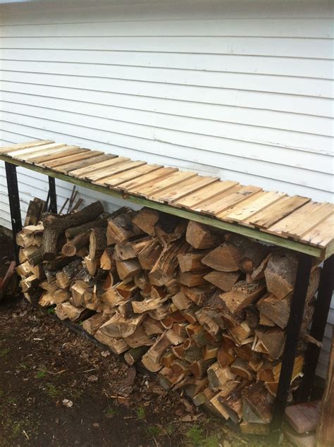 Pallet Firewood Rack Plans Wood Drying Shed For Firewood Working Project Verna