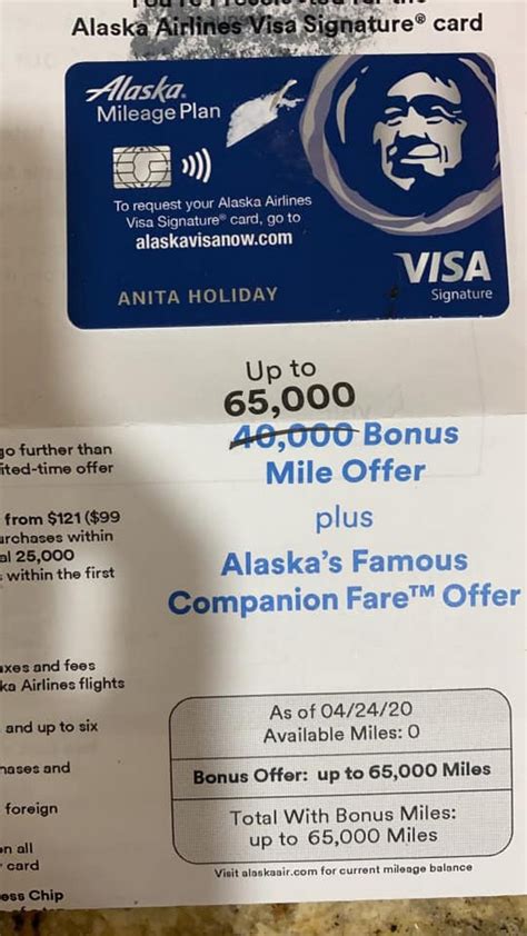 Maybe you would like to learn more about one of these? Bank of America Alaska Airlines Card - New 65,000 Miles ...