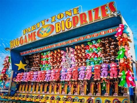 Party Zone Prizes Carnival Fair Booth Fine Art Print Carnival