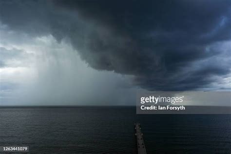 Storm Clouds Over Saltburn By The Sea Photos And Premium High Res