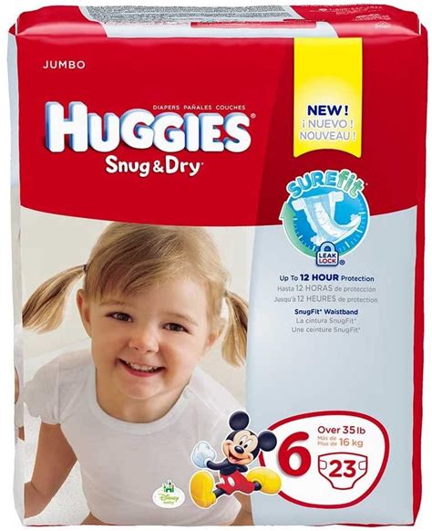 Huggies Snug And Dry Diapers Size 6 Jumbo 23 Count Klatchit