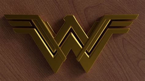 Wonder Woman Logo 3d Model 3d Printable Cgtrader