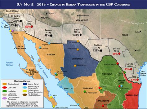 These Dea Maps Show How Much Of The Us Drug Market El Chapo Guzmáns
