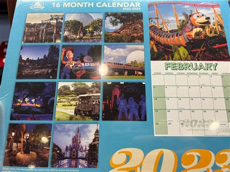 High Resolution Walt Disney World 2023 Calendar