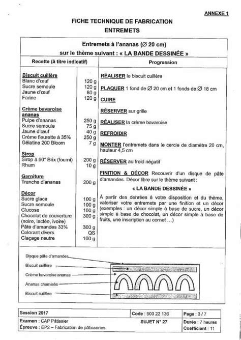Organisation de production de cuisine », ainsi qu'un. Épinglé par Emna Gouadria sur gateaux (avec images) | Recette, Fiches, Cap patissier