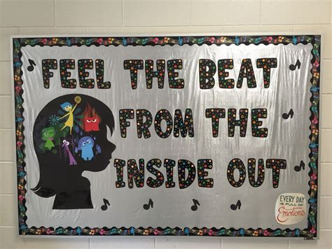 Inside Out Music Classroom Bulletin Board Music Class