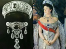 Kokoshnik & Stomacher de diamantes & zafiros:Duquesa Maria Alexandrina ...
