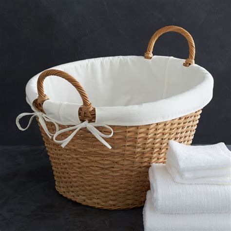 Crate and basket is owned and operated by lairic, llc, a california limited liability company. Laundry Basket Liner | Crate and Barrel