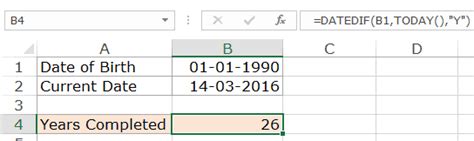 How To Use Excel Datedif Function With Examples