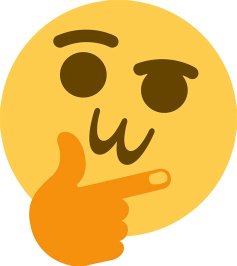 Whatist Wotm8 Thinking Discord Emoji Discord Emoji Png Transparent