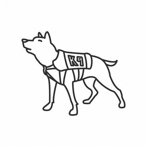 Canine Dog K9 Law Dog Military Pet Service Dog Icon Download On