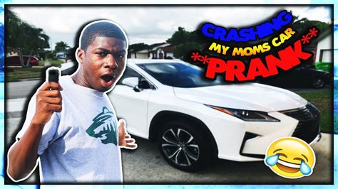 I Crashed My Moms Brand New Car Prank Crazy Reaction Youtube