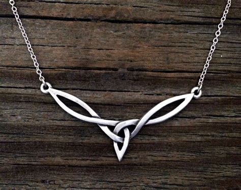 Celtic Knot Necklace By Treasure Cast Pewter Irish Celtic