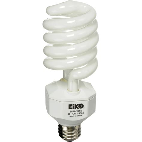 A fluorescent lamp's ballast works to control this. Eiko Spiral Fluorescent Lamp (30W / 120V) SP30955 B&H Photo