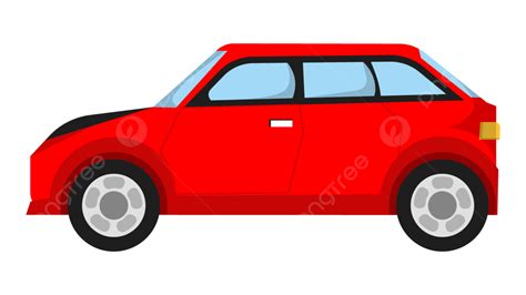 Ilustrasi Kartun Mobil Merah Merah Mobil Kartun Png Dan Vektor