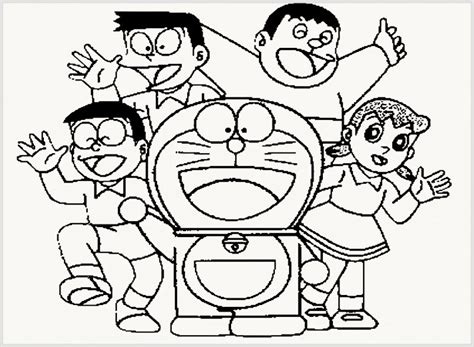 Gambar Mewarnai Doraemon Dan Kawan Kawan 55 Koleksi Gambar