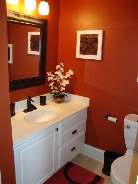 Make a bold statement in your entryway with a colorful behr paint palette. orange bathroom colors - Bing Images @Darren Himebrook ...