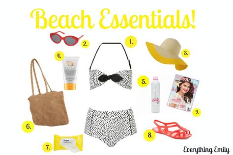 Everything Emily Beach Essentials