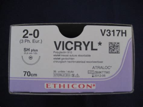 Vicryl 2 0 Sh Pluss 70cm J317h V317h Jan F Andersen