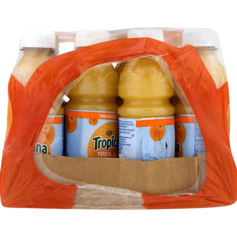 Tropicana Orange 100 Juice 10 Fl Oz Instacart