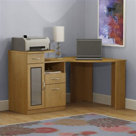 Come to get best modern computer desk for your office. Bush Furniture Vantage Corner Home Office Wood Light ...