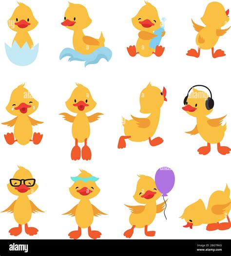 Vector Cartoon Chicks Cut Out Stock Images And Pictures Alamy