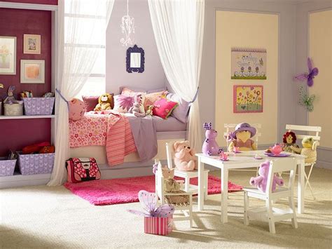 Fancy Pink And Purple Shared Room For Little Girls Little Girls