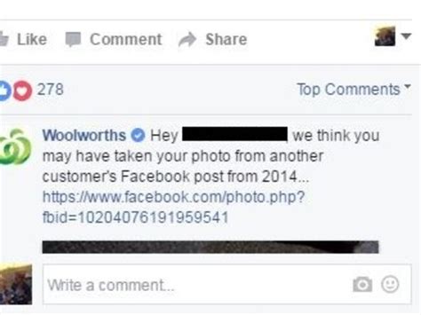 Woolworths Outsmarted A Customer Who Stole A Facebook Complaint Daily