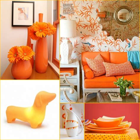 Interior decoration ideas that work. Orange Color Inspiration | Ania Archer