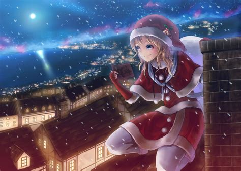 Cute Christmas Anime Wallpaper