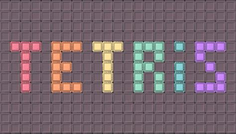 Pixel Art Tetris Blocks Gamedev Market