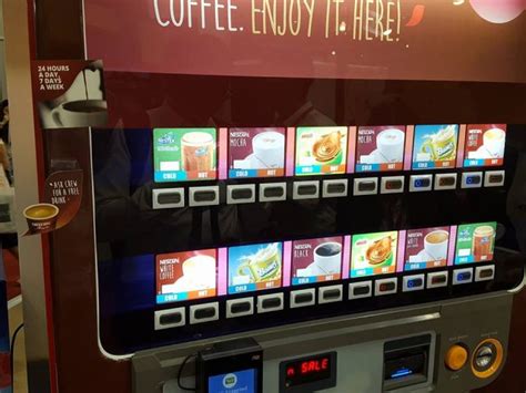 Water is heated up to the ideal temperature and then filtered through coffee grinds. Vending machines way forward, new Nestle Nescafe Alegria ...