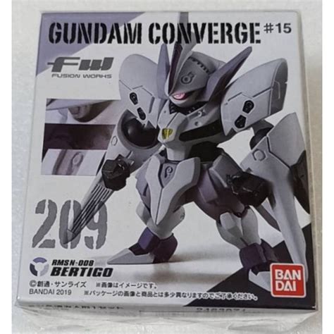 日版現貨 Fw鋼彈盒玩fw Gundam Converge新規15彈209號rmsn 008 Bertigo 蝦皮購物