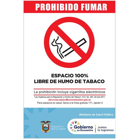 No Fumar Espacio 100 Libre De Humo De Tabaco Meta593
